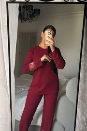 Roby pajama - Burgundy