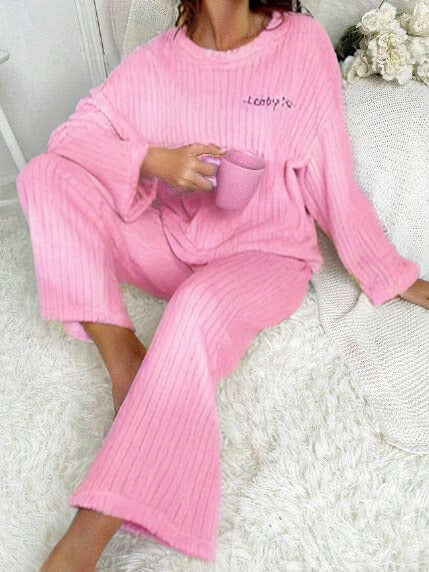 Chic over size pajama - Rose