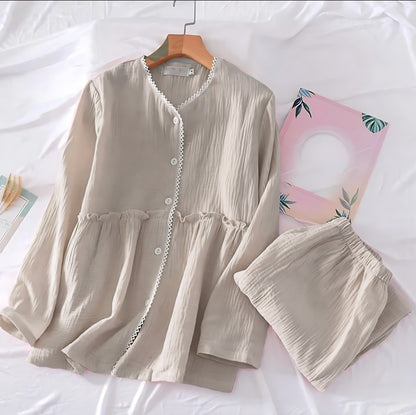 Dantel Pajama (003) Beige