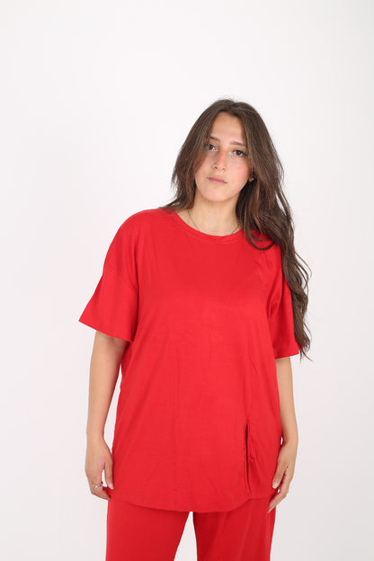 Over Size Pajama (005) Red