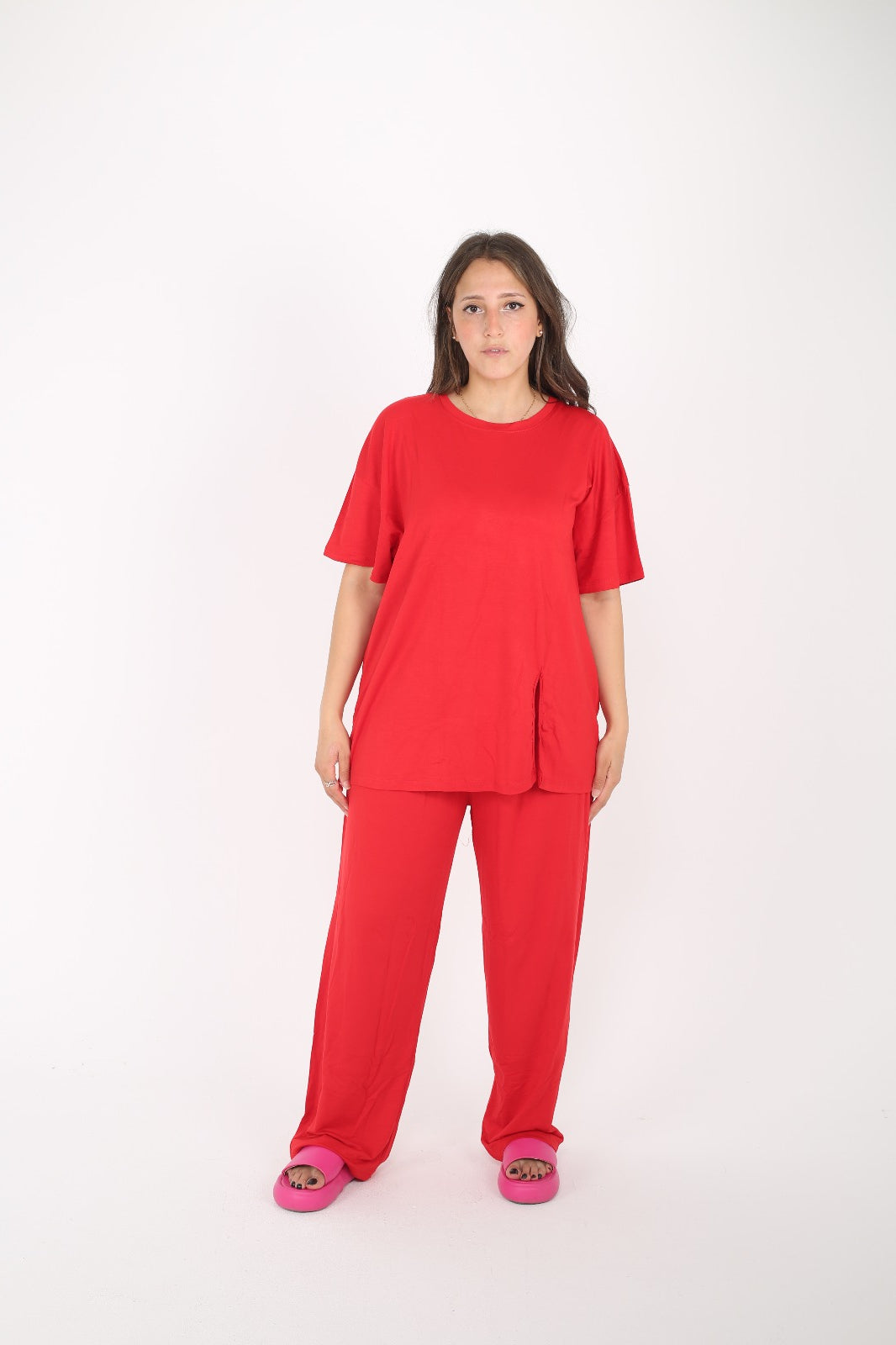 Over Size Pajama (005) Red