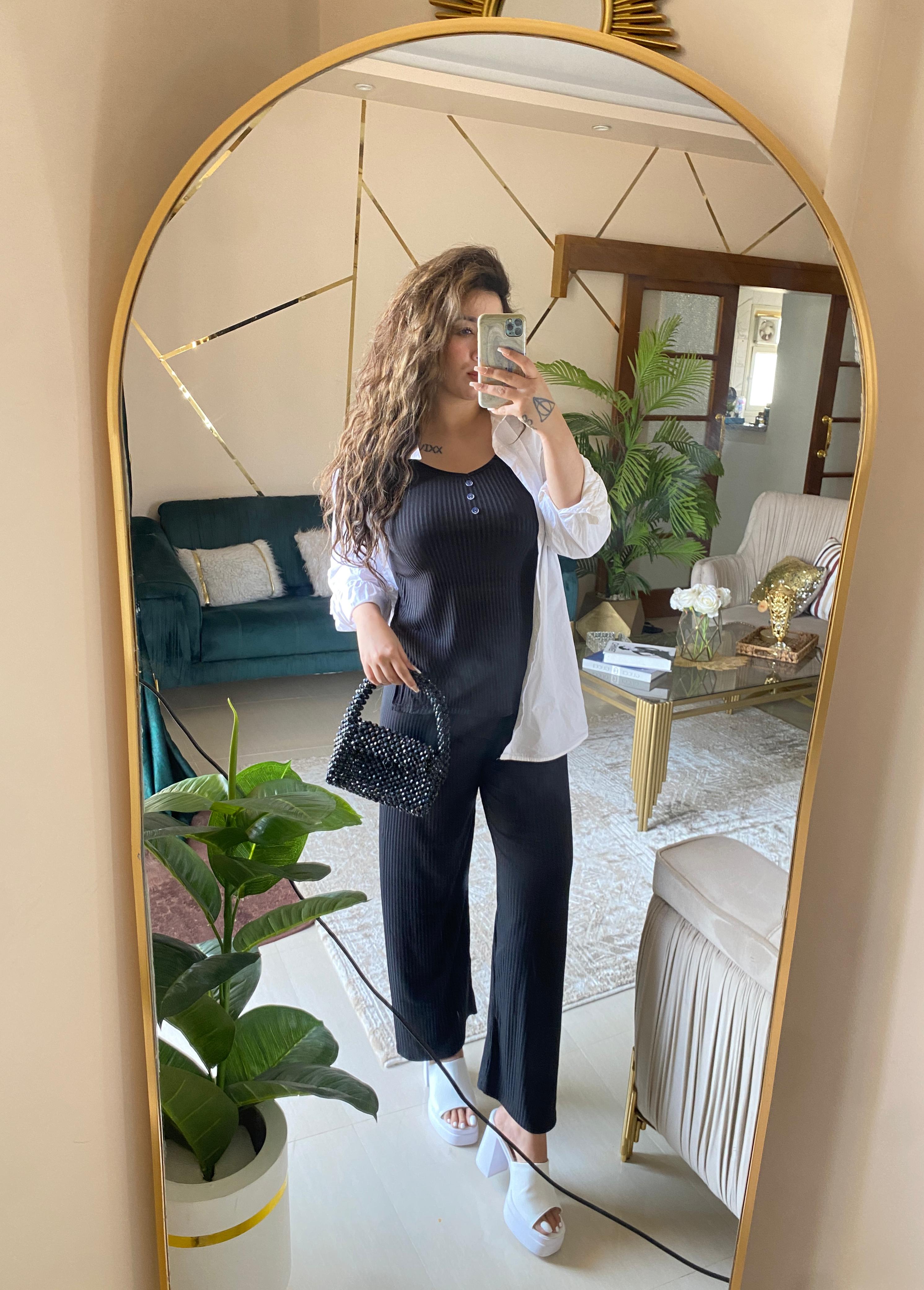 Velvet Rib Cut - Black