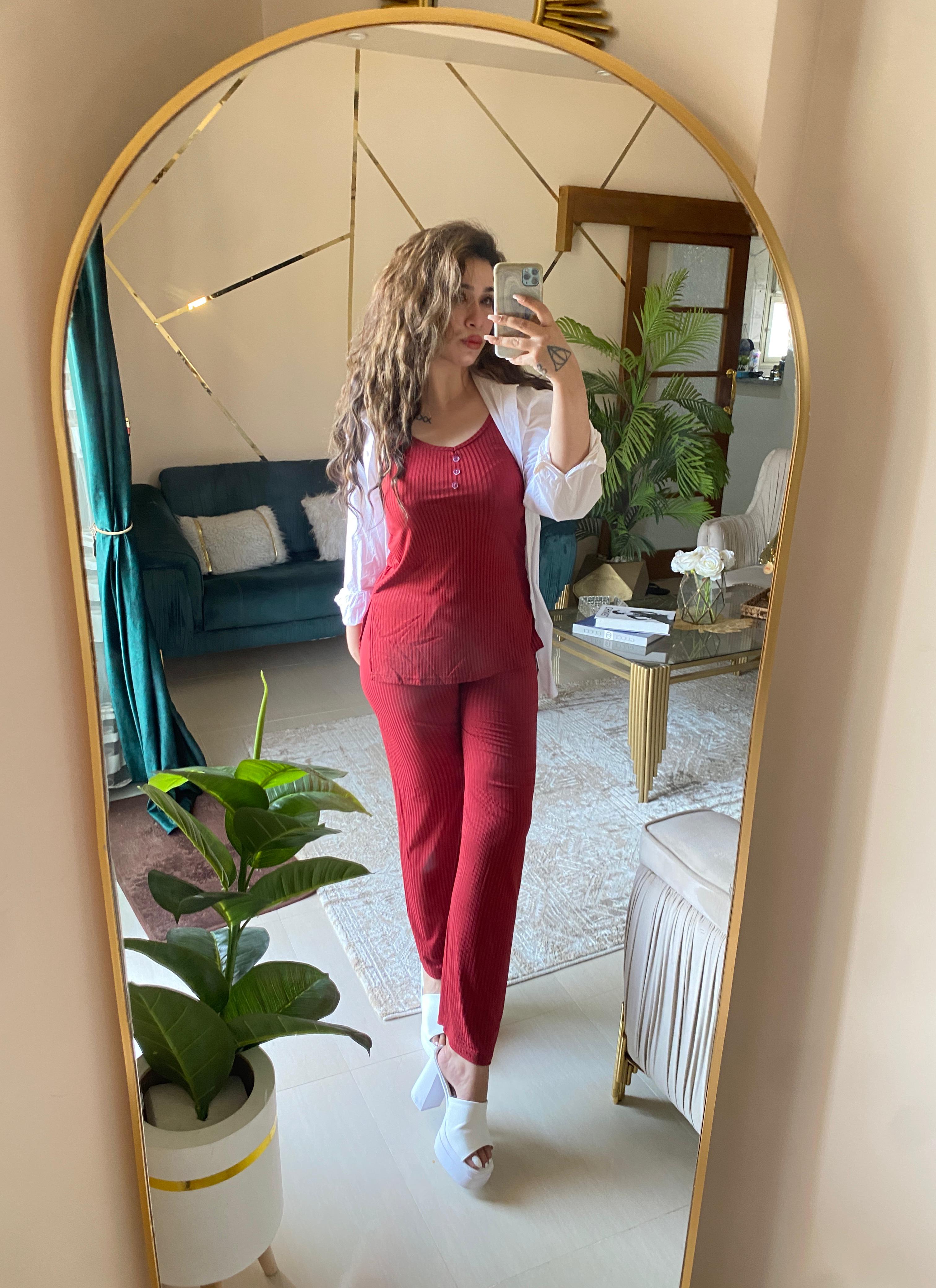 Velvet Rib Cut - Burgundy