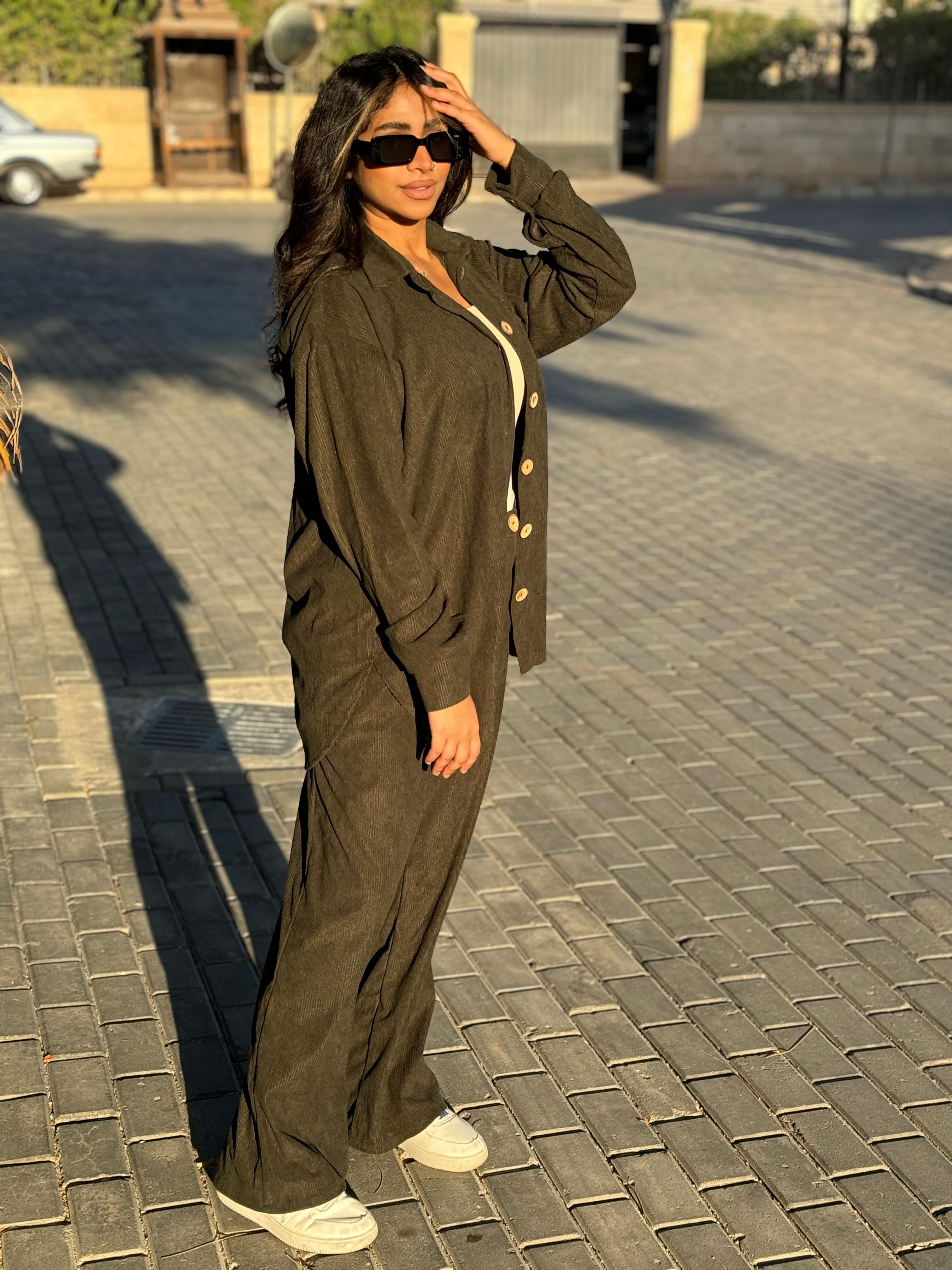 Velvet Vibes- Dark Olive