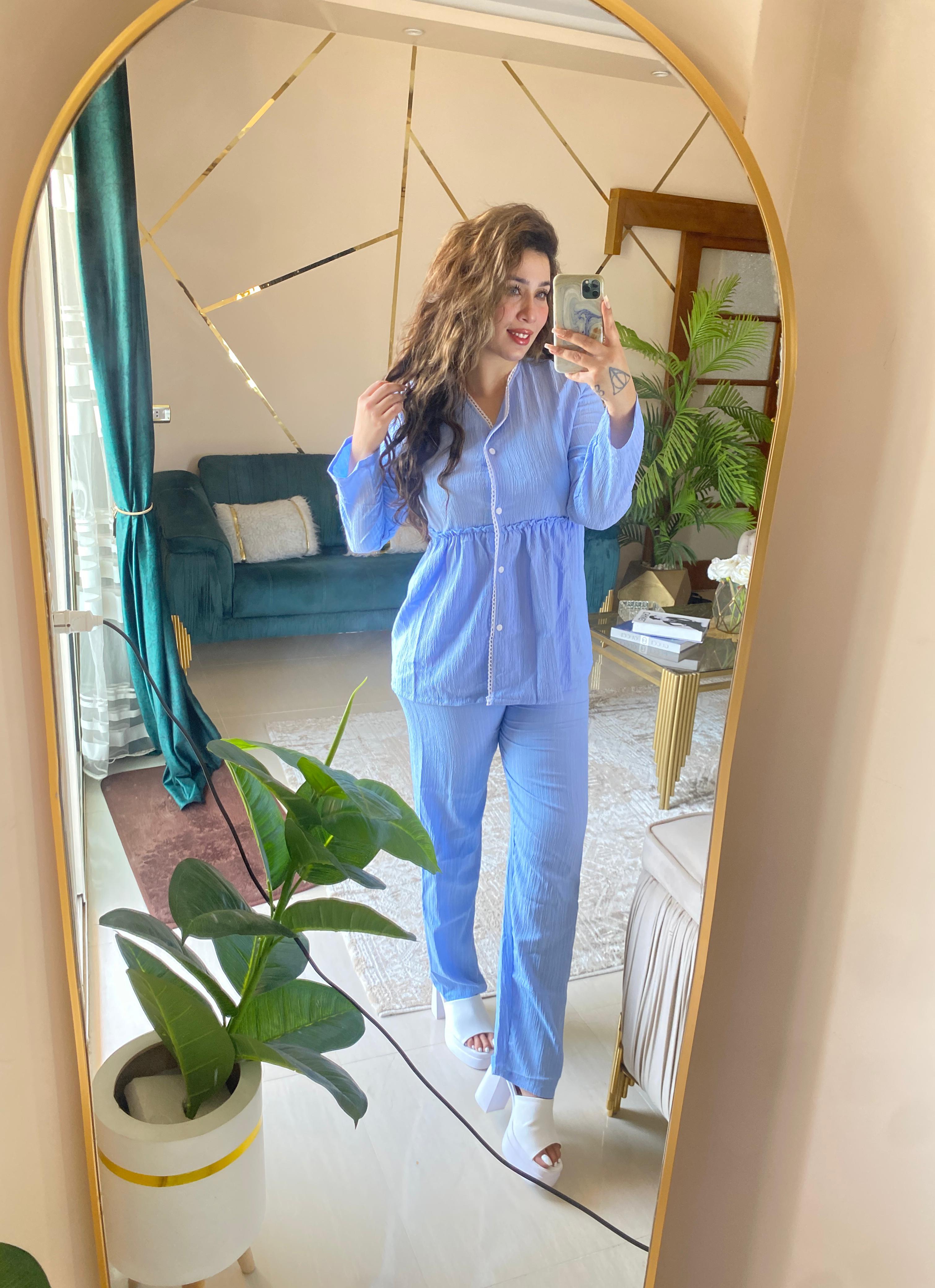 Dantel Pajama (005) Baby Blue