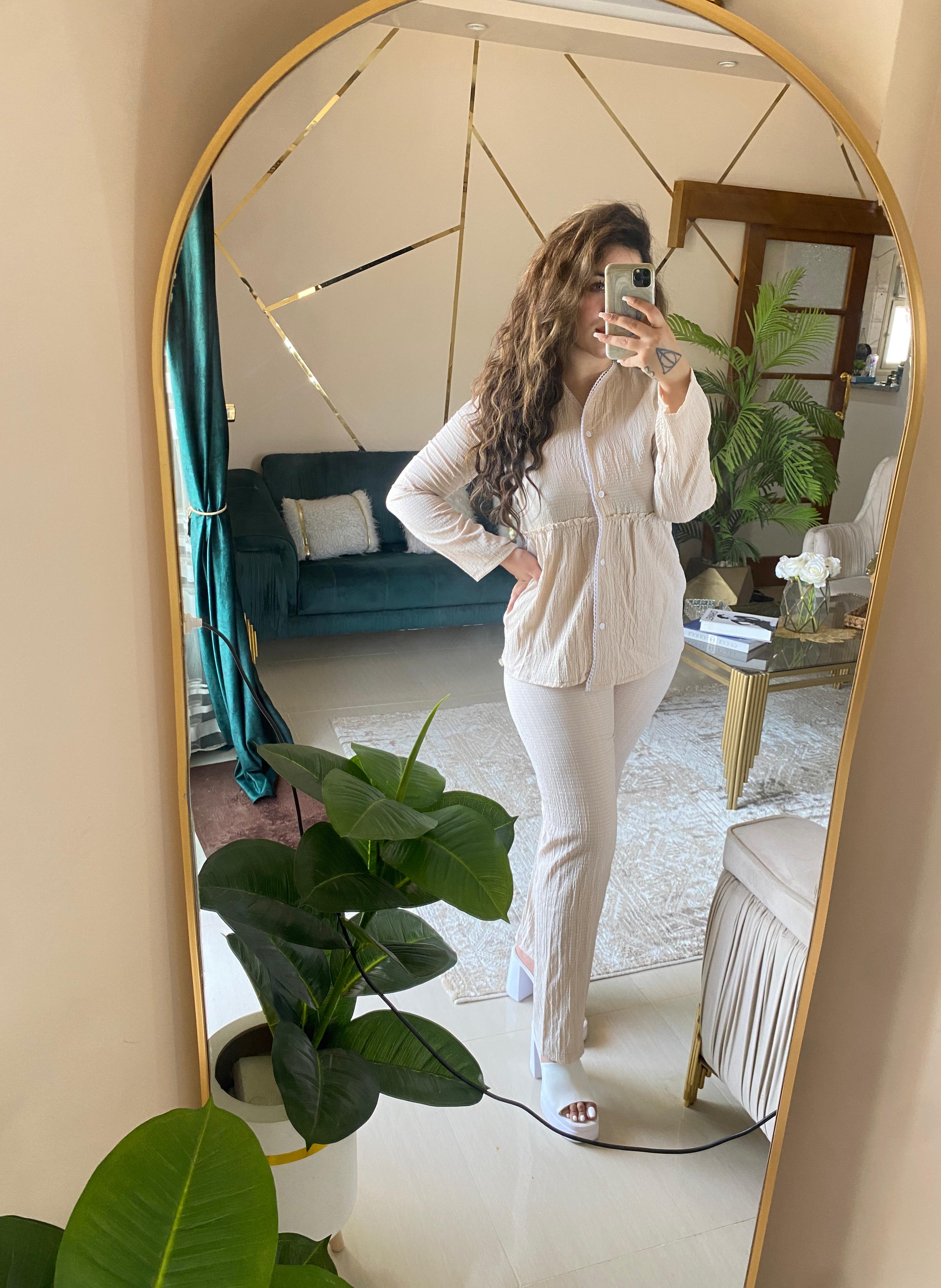 Dantel Pajama (003) Beige