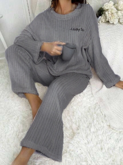 Chic over size pajama - Light Gray